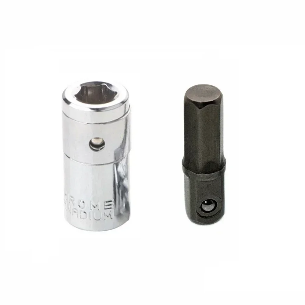 

Electric Screwdriver 1/4" 6.35mm Hex Shank To 4mm Socket Driver Bit Adapter +1/4 Ratchet Socket Adapter Socket Hex Bit Holder
