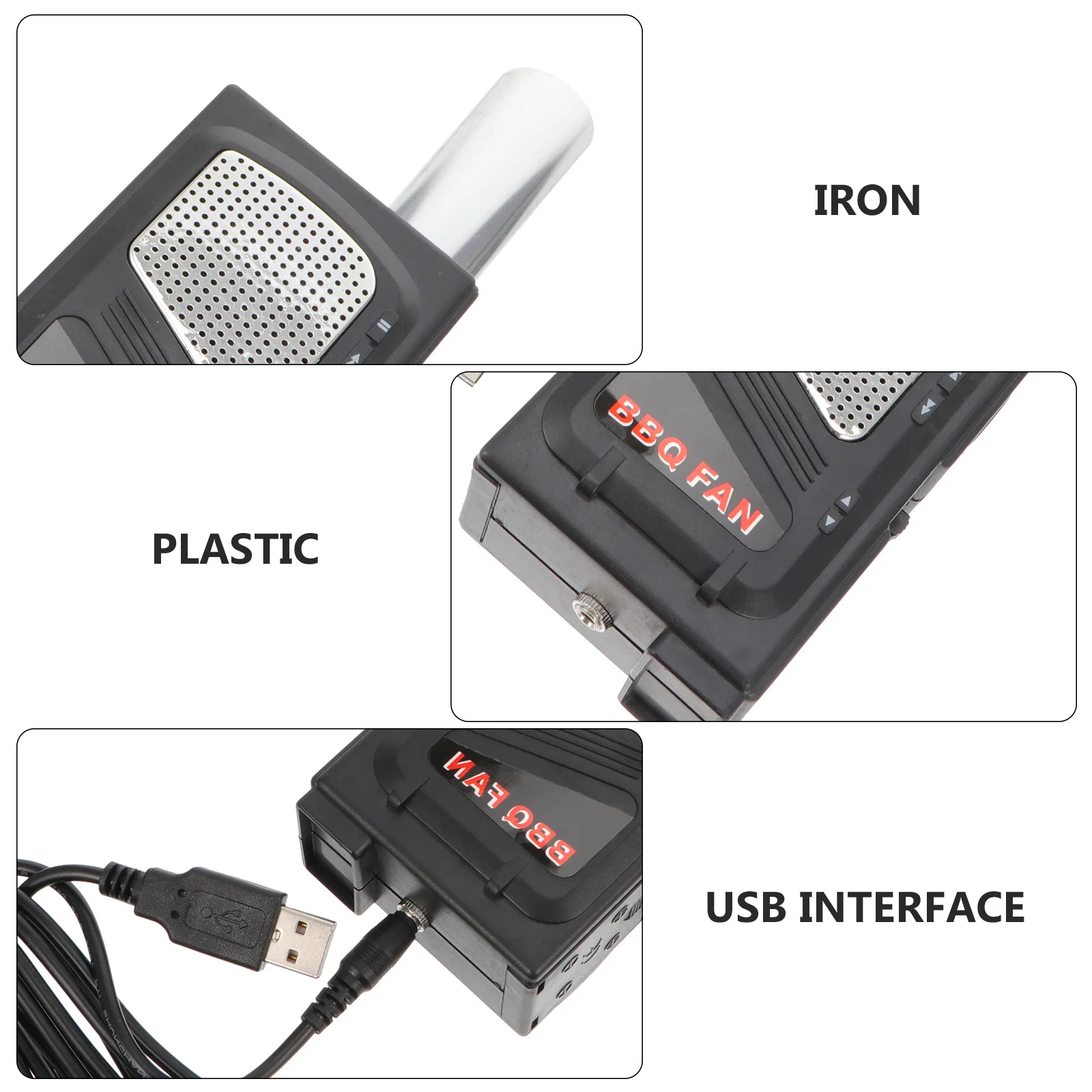 

1Pcs Small Bbq Fan Portable Fire Blower for Outdoor Camping Picnic Electric Air Blower Charcoal Grill Fire Starter