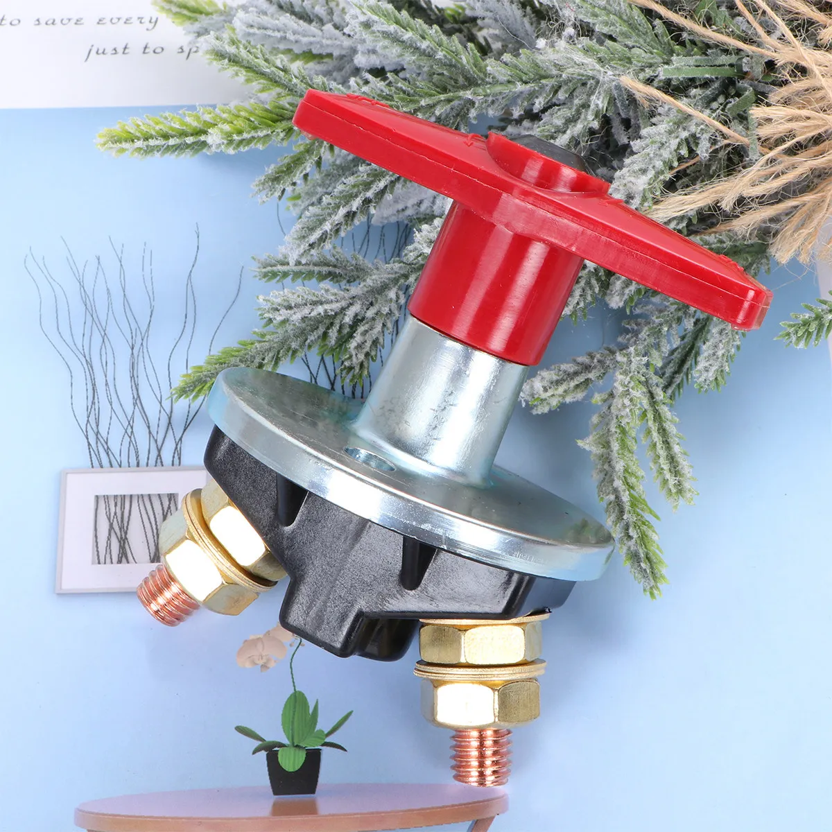 

200A Battery Disconnector Cut Off Switch Isolator for Car Boat Van Truck Rv Motorcycle 12V 24V 36V 48V 60V Heavy Duty Reliable