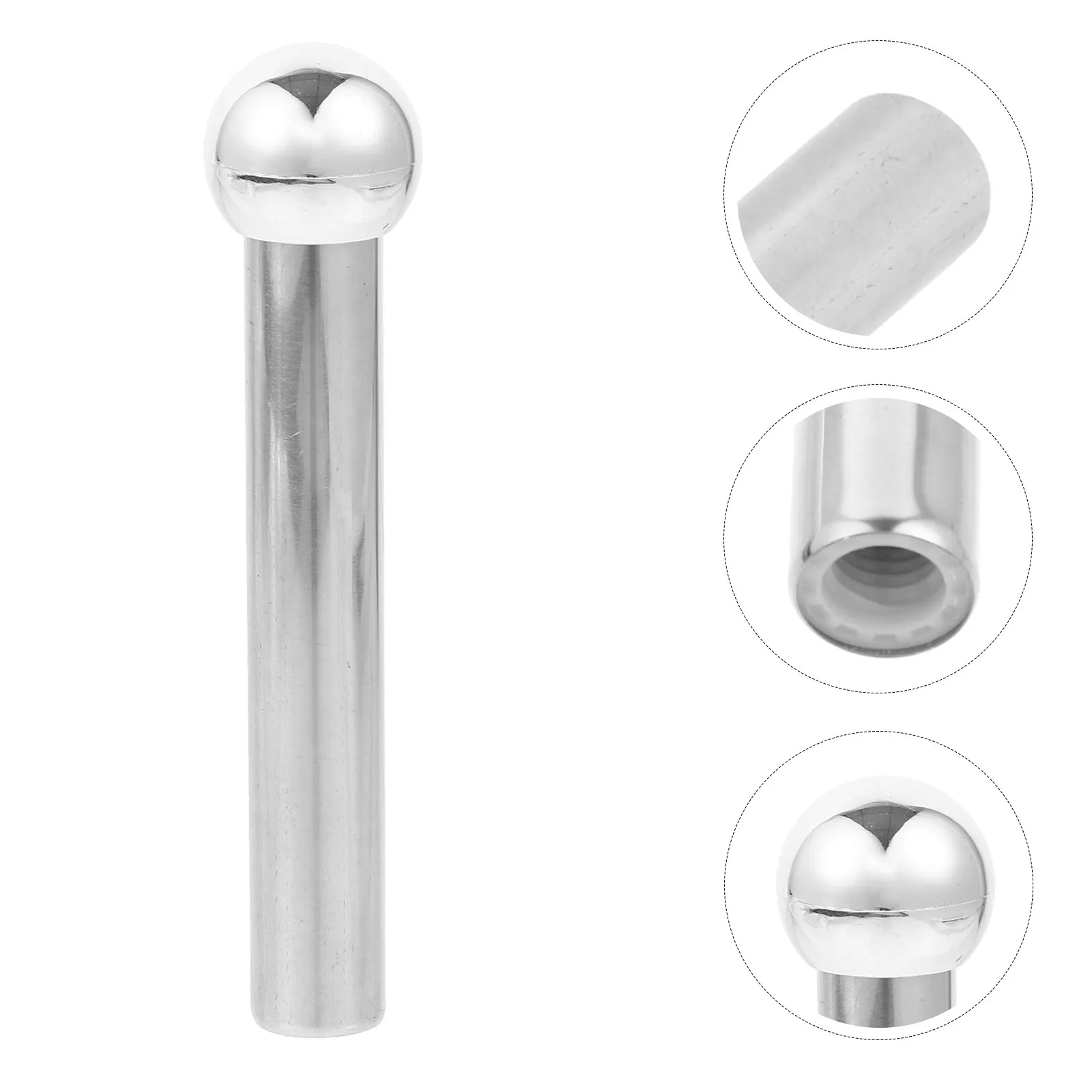 

Premium Stainless Steel Toilet Brush Handle Replacement Heavy Duty Wear Resistant Pole Handle for All Toilet Brush Heads