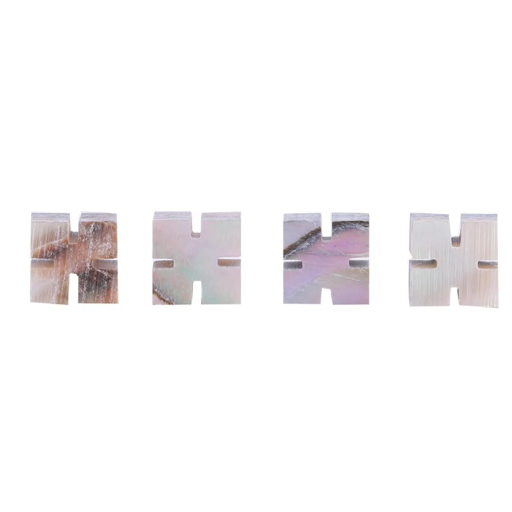 10PCS Square Shape Guitar Fretboard Inlay Dots Abalone Shell Material Abalone Shell Color Guitar Inlay Dots