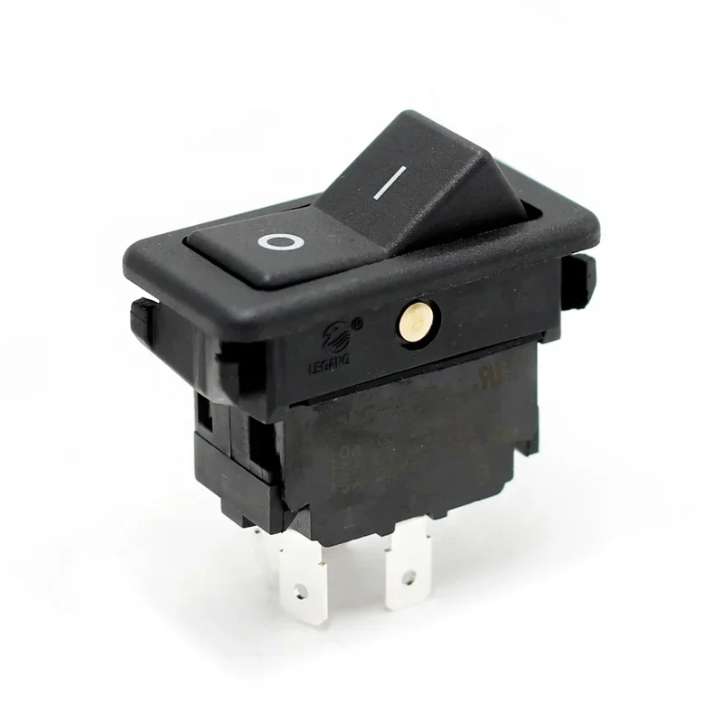 Rocker Switch 4 Pins 2 Position ON/OFF AC 10A 15A DPST Car Boat Black KDC Rocker Switch Toggle