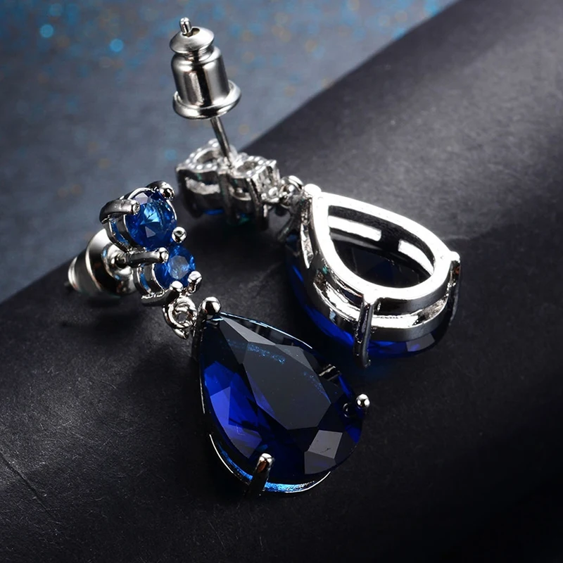 الأقراط البوهيمية الفاخرة تتدلى للنساء ، الكريستال الأرجواني ، نمط الأزهار ، قطرات ، مجوهرات مأدبة أنيقة ، جودة عالية