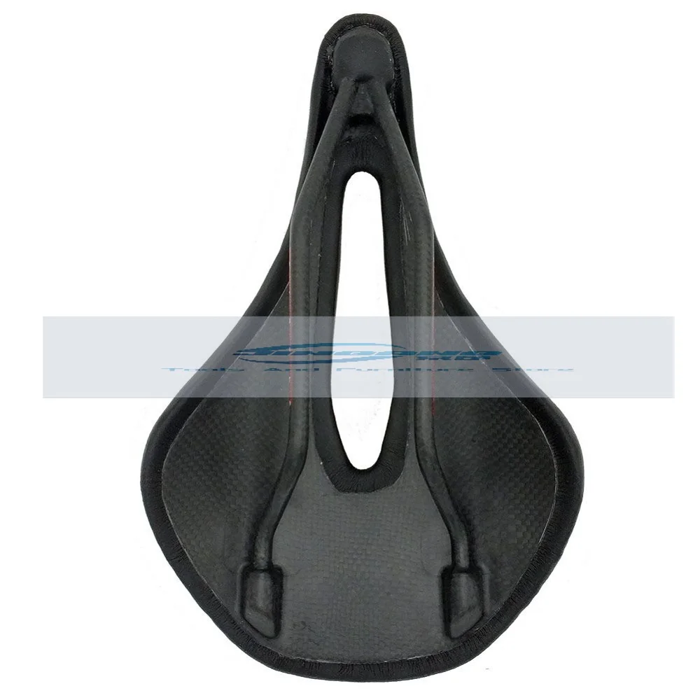 

Подушка сиденья из углеродного волокна Велосипедная нижняя кожаная подушка сиденья из углеродного волокна