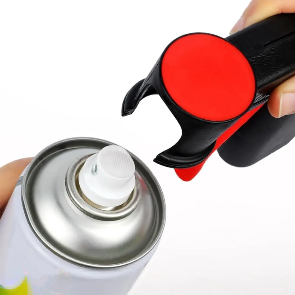 Polishing Paint Spray Gun Adaptor Instant Aerosol Trigger Handle with Full Grip Lock Universal Fit Cars Maintenance Care Tool