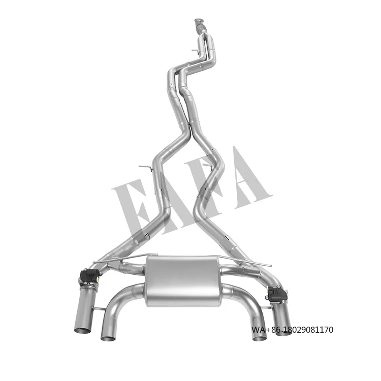 

Высокопроизводительная выхлопная система Cat-Back для BMW M2 F87 N55 с электрическим клапаном и глушителем