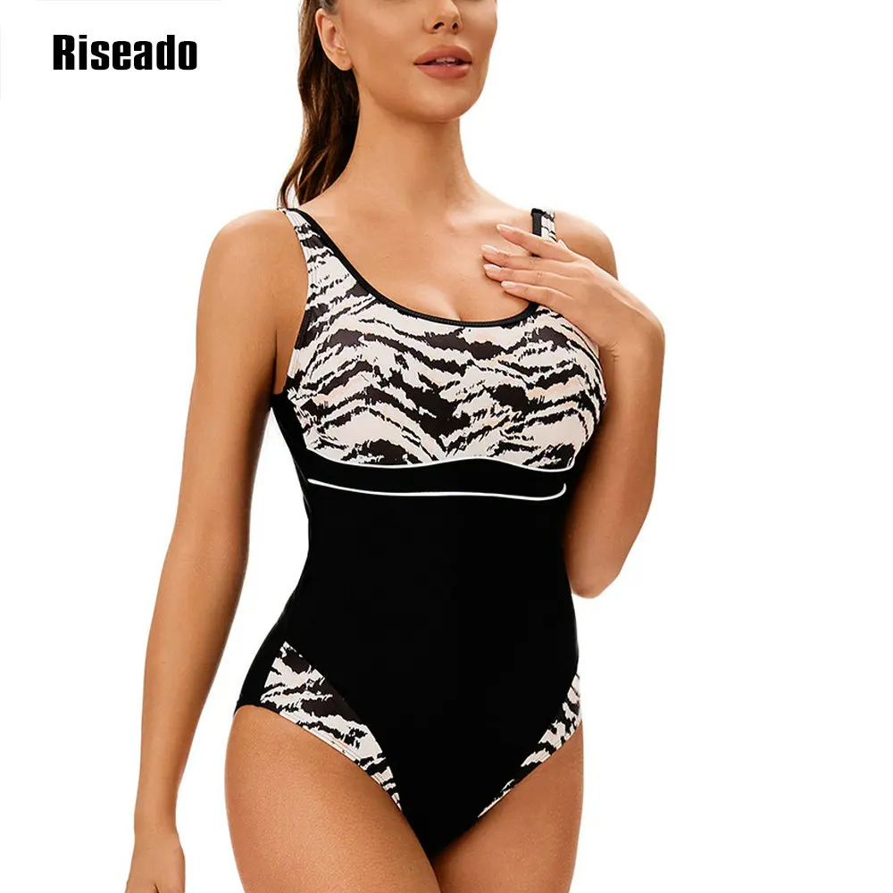 Womens One Piece Swimsuit Athletic Bathing Suits Training Sport Swimwear for Woman