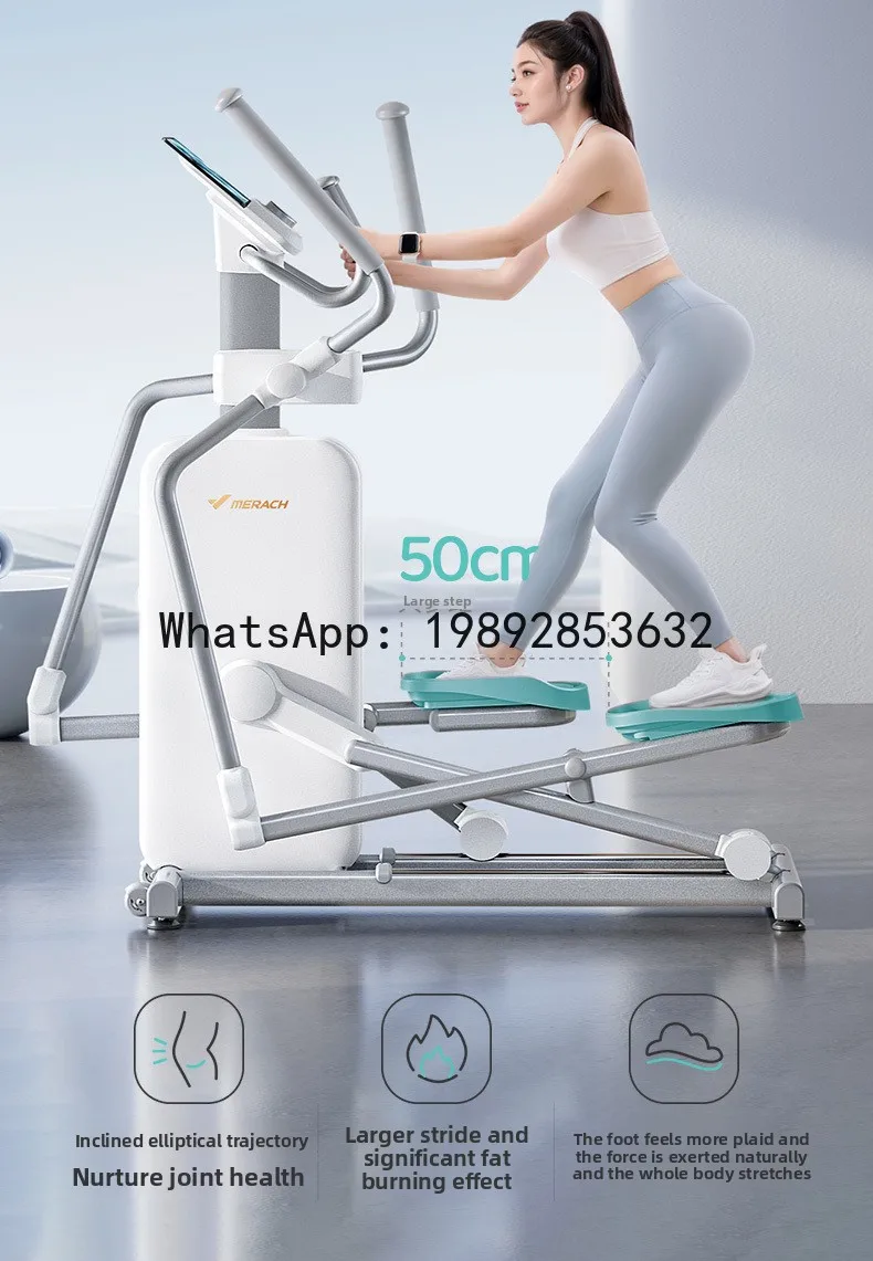 YFY Elliptical Machine Home Space Walking Machine Fitness Vertical Equipment Sports Small Silent Elliptical Machine