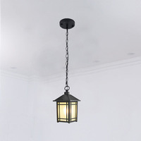 Outdoor Waterproof Pendant Lamp Vintage Garden Hang Light  For Balcony Hotel Restaurant Porch Exterior Yard Lighting Luminaria