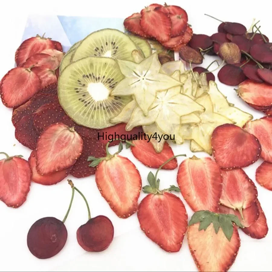 22pcs Dried Pressed Mixed Fruits Slices Plant Herbarium For Exopy Jewelry Photo Frame Phone Case Bookmark Postcard Making