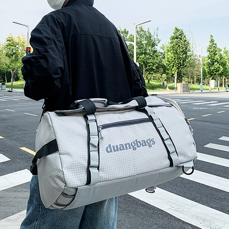 

Спортивная сумка для спортзала с комплектом обуви, дорожная вещевая сумка для кемпинга, тренировок, плавания, сумки на плечо, сухой и влажный рюкзак для деловых поездок на открытом воздухе