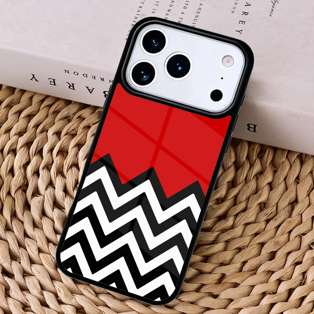 Capa de Celular Estilo Dale Cooper da Série Twin Peaks para Carregador Sem Fio MagSafe para iPhone 17 Pro Max 16 14 13 12 11 15 Air