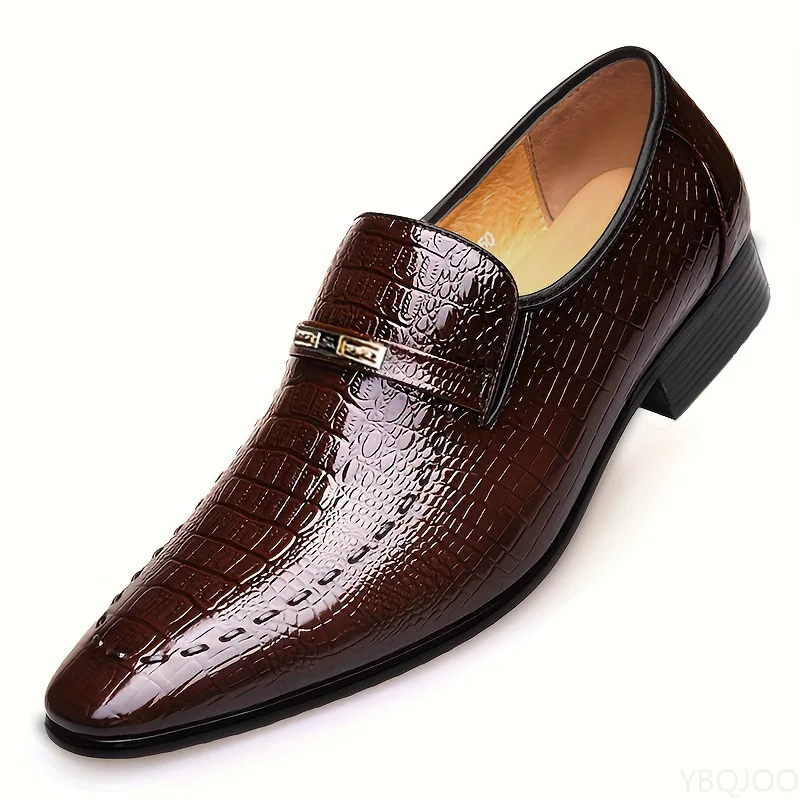2025 Large Size Fashionable Men's Office Formal Shoes Low Cut Daily Comfortable Pointed Multifunctional Men's Wedding Shoes - Image 6