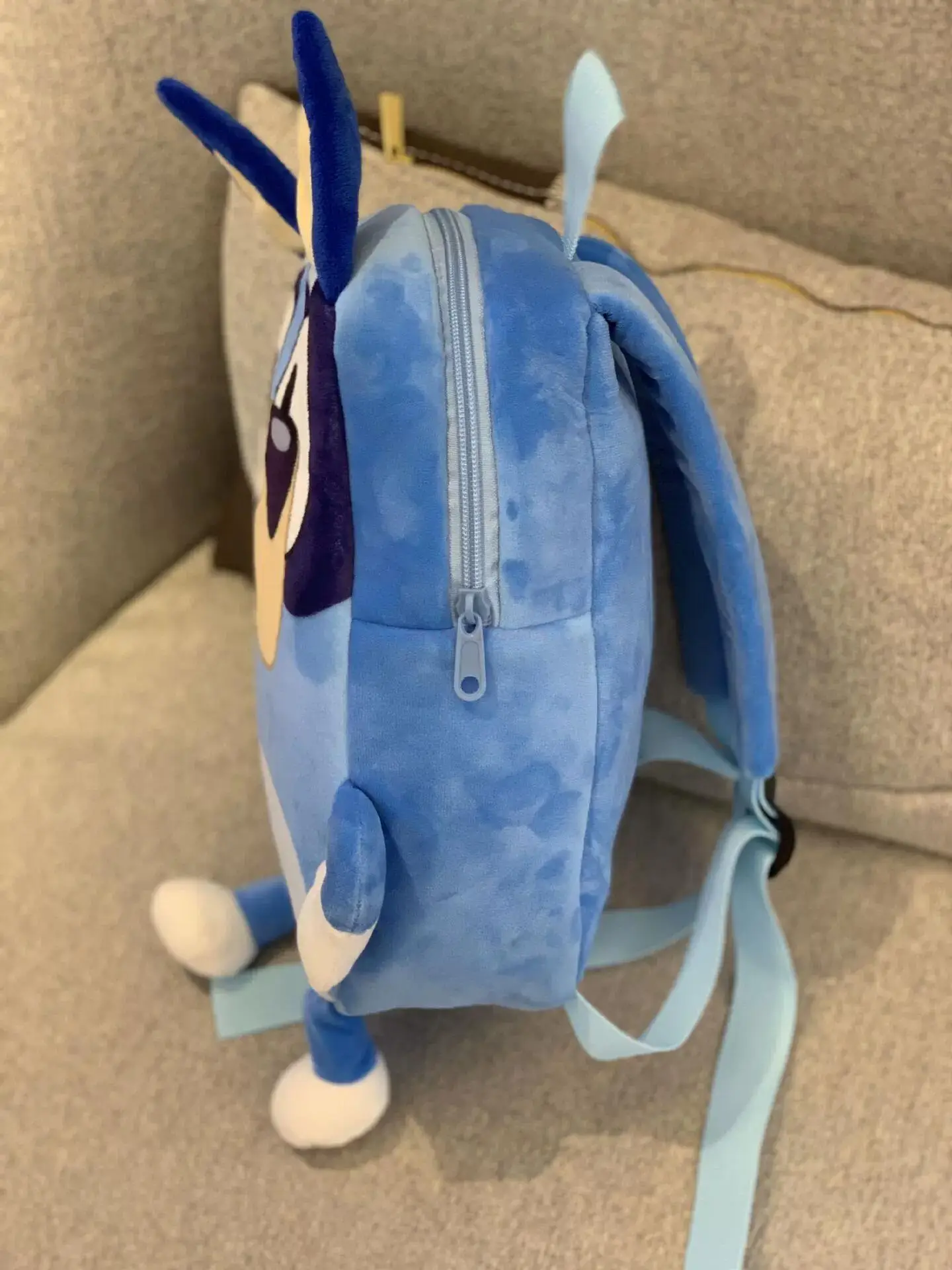 Cartoon Bluey Family Cosplay Kindergarten Children Schoolbag Bluebin Dog Backpack Kawaii Blue Orange Dog Backpack Children Gifts