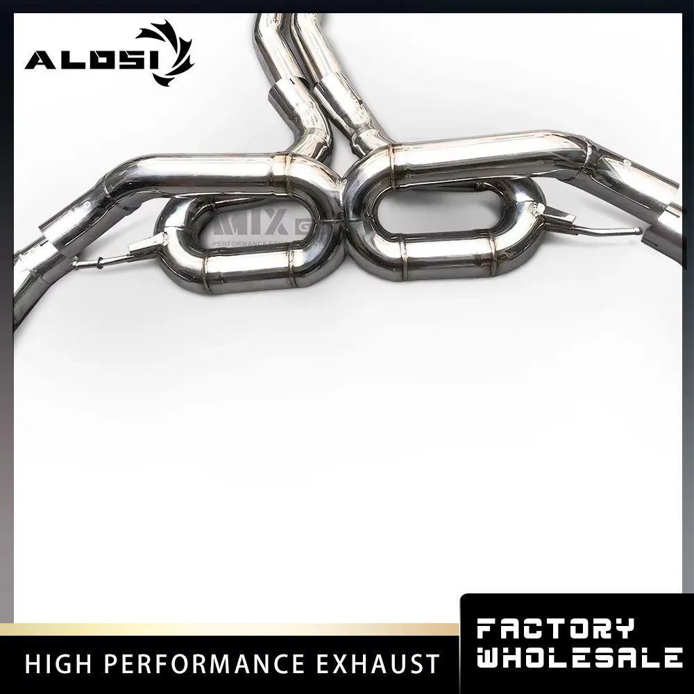 Cat-back exhaust system for the 2023 Porsche Cayenne GTS 4.0T v8 high-performance exhaust system