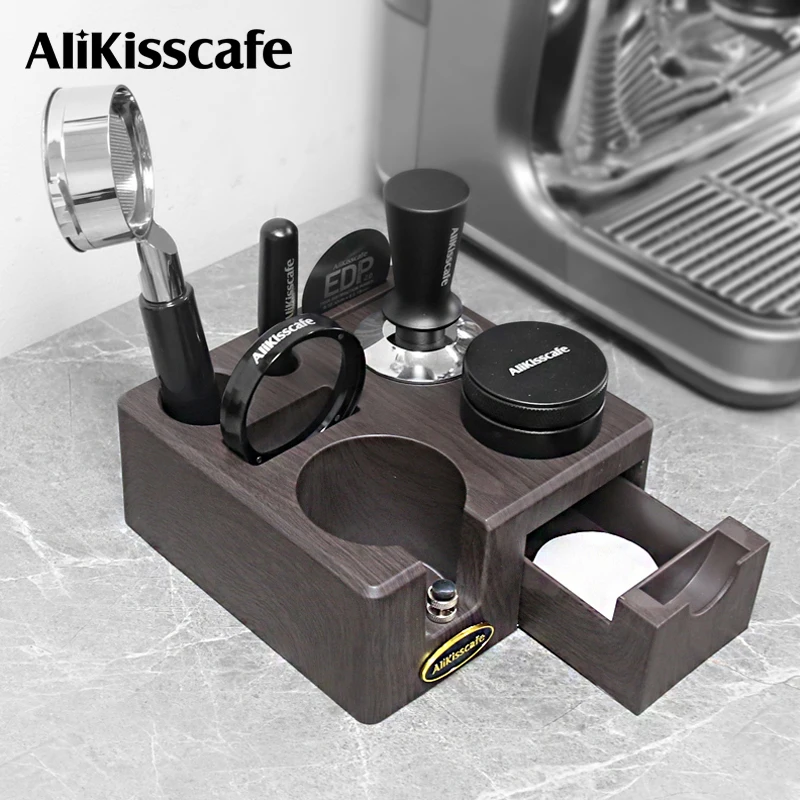 AliKisscafe コーヒータンパーステーションポルタフィルターホルダー