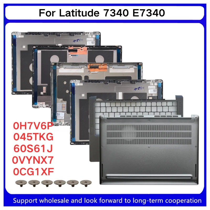 New For Kailxuling Latitude 7340 E7340 Lcd Back Cover/0H7V6P/Front Bezel/Upper Case Cover/ Palmrest /Bottom Case/0CG1XF/0YG1VD/