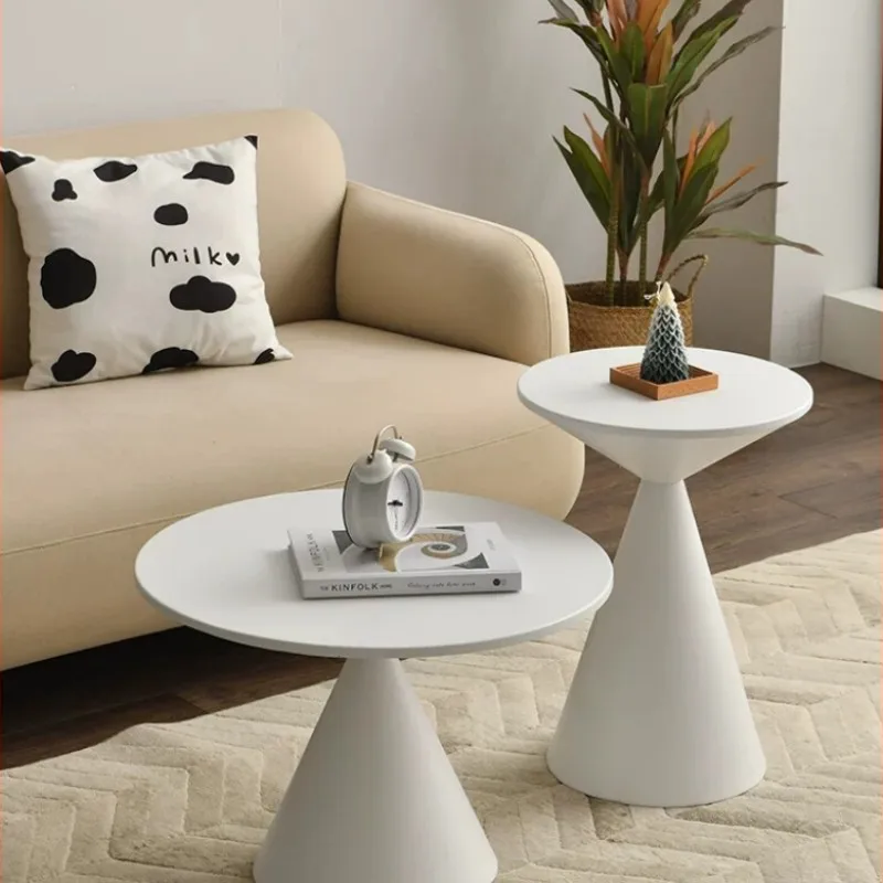 Round Frames Coffee Tables Mobile Bedroom Corner Minimalist Makeup Coffee Tables Modern White Meuble De Salon Bedroom Furniture