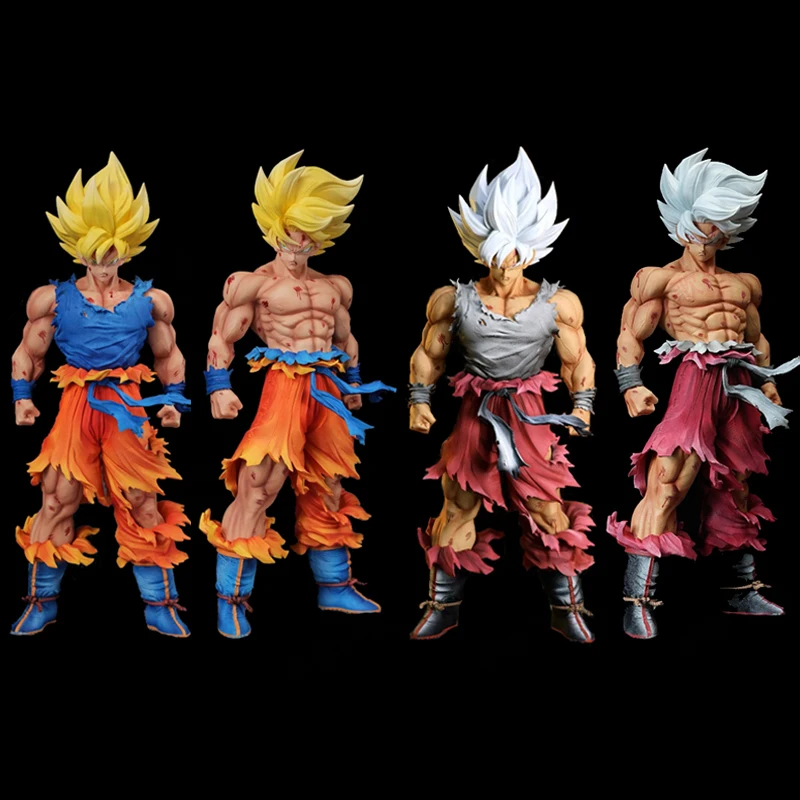 31 سنتيمتر JMY ستوديو لعبة دراغون بول شخصيات كرتونية سوبر سايان جوكو عمل الشكل تمثال نموذج دمية جمع اللعب الهدايا #6