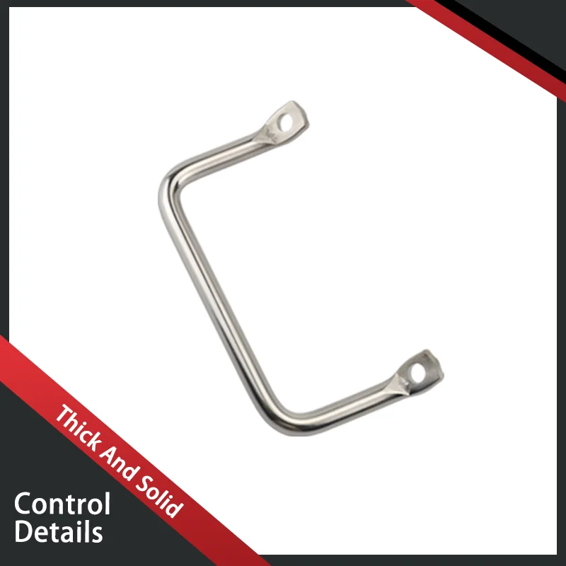 جولة الصلب الانحناء زاوية شقة رئيس مقبض الصناعية قطري دليل الأدوات المعدات 304 الفولاذ المقاوم للصدأ #3