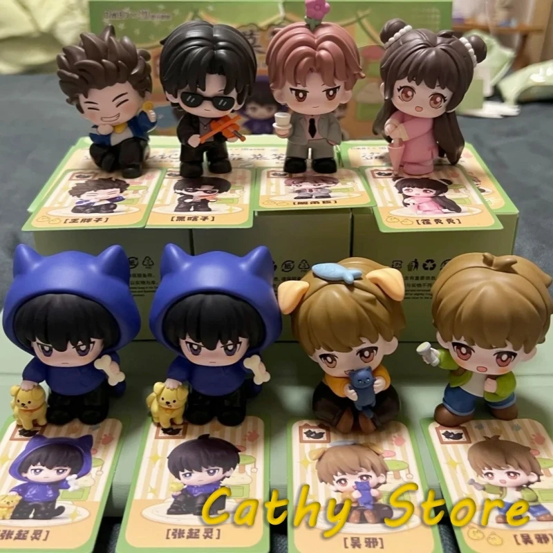 

Подлинная фигурка The Lost Tomb Leisure Life Cute Play Series Q Version, модель, слепая коробка, загадочная коробка, милый декор для рабочего стола, коллекционный подарок