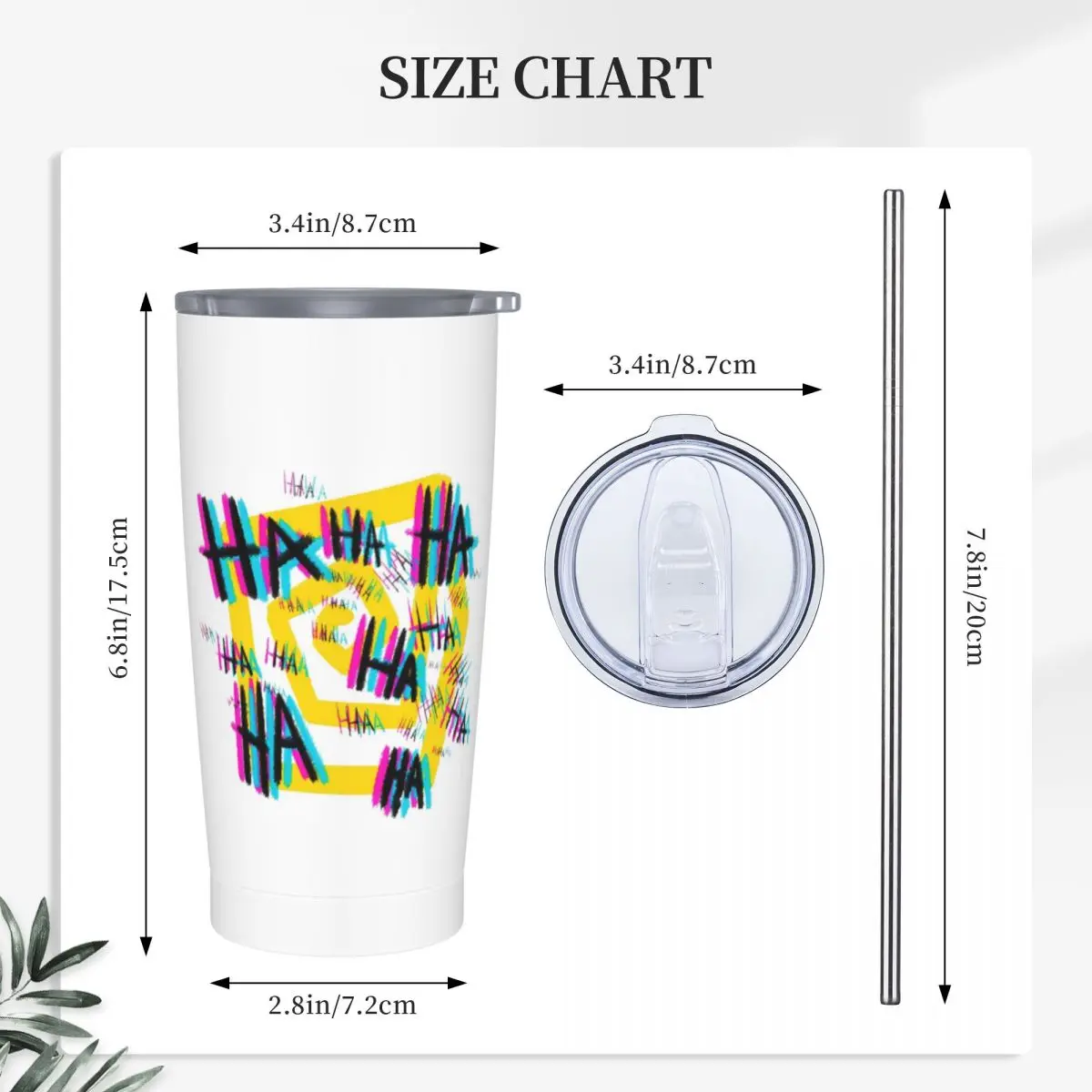 Michael's Laugh The Magnus Archives Stainless Steel Tumbler Vacuum Insulated Mugs Thermal Cold Cups Straws With Lid 20oz