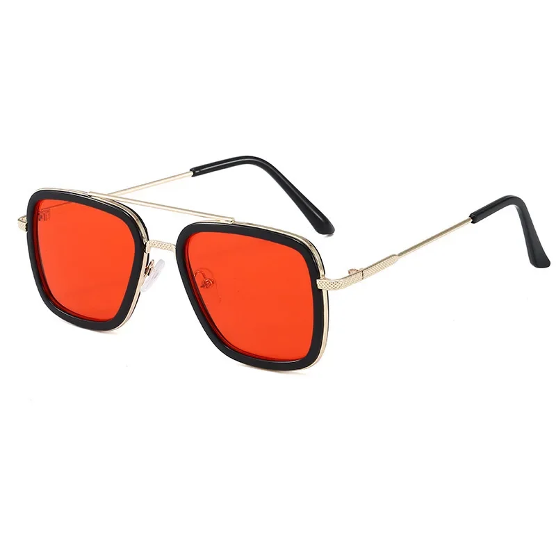 High Quality Iron Man Tony Stark Fishing Sunglasses Square Outdoor Sport Fishing Glasses Men Spider Eyewear Sports Sun Glasses view 4