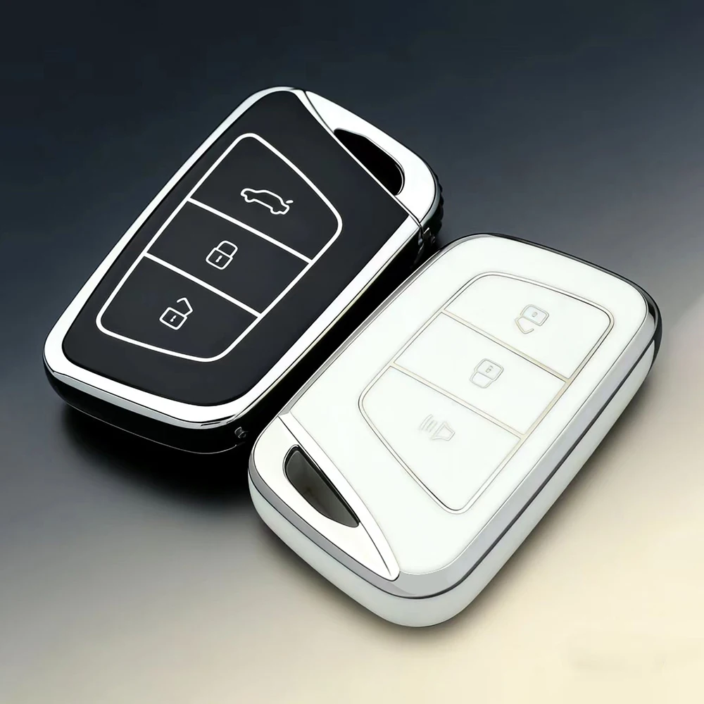 Auto Shell Fob Protector For JAC JIAYUE J7 A5 X4 X7 IC5 IEV7S S3 T8 Refine S4 S7 M6 E20x E40x TPU Car Key Cover Case Accessories