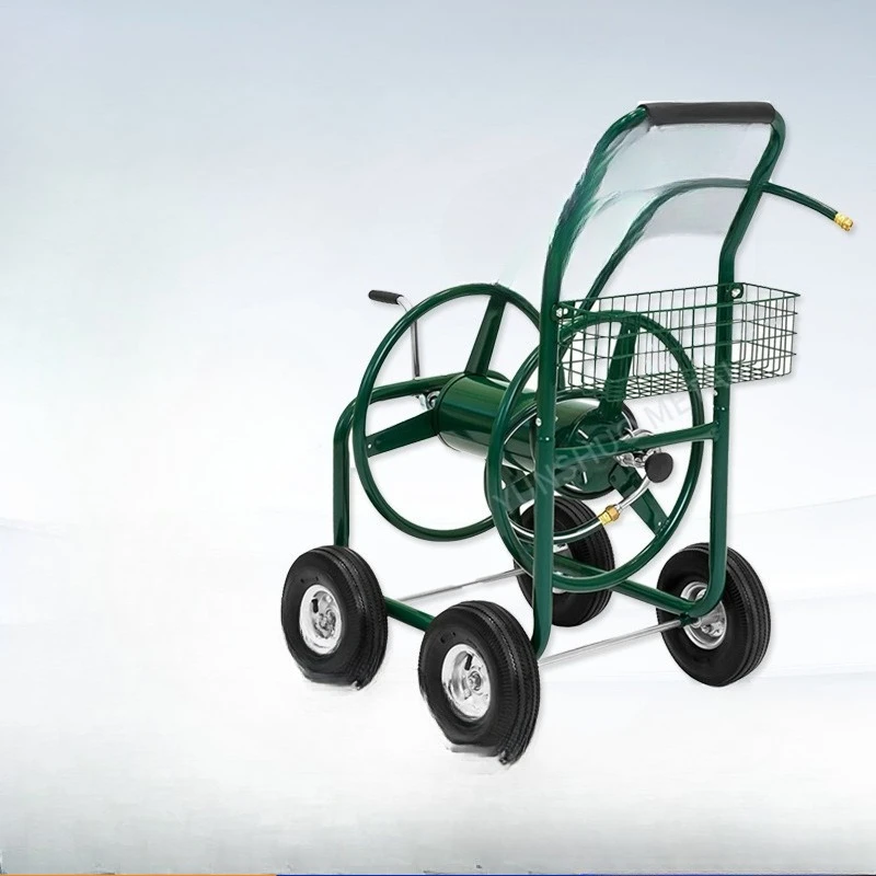 Water roller, watering garden industrial cleaning machine, water pipe machinery manufacturing trolley