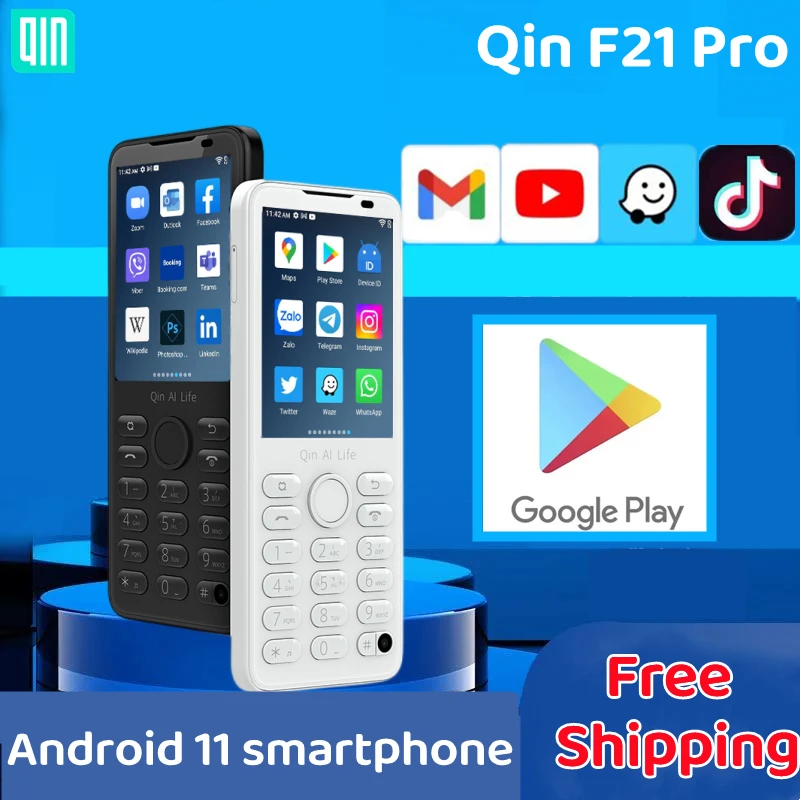 Глобальная версия Duoqin телефон F21 Pro Dualversion Google и AMZN f21pro Android 11 смартфон маленький мобильный телефон Бесплатная доставка