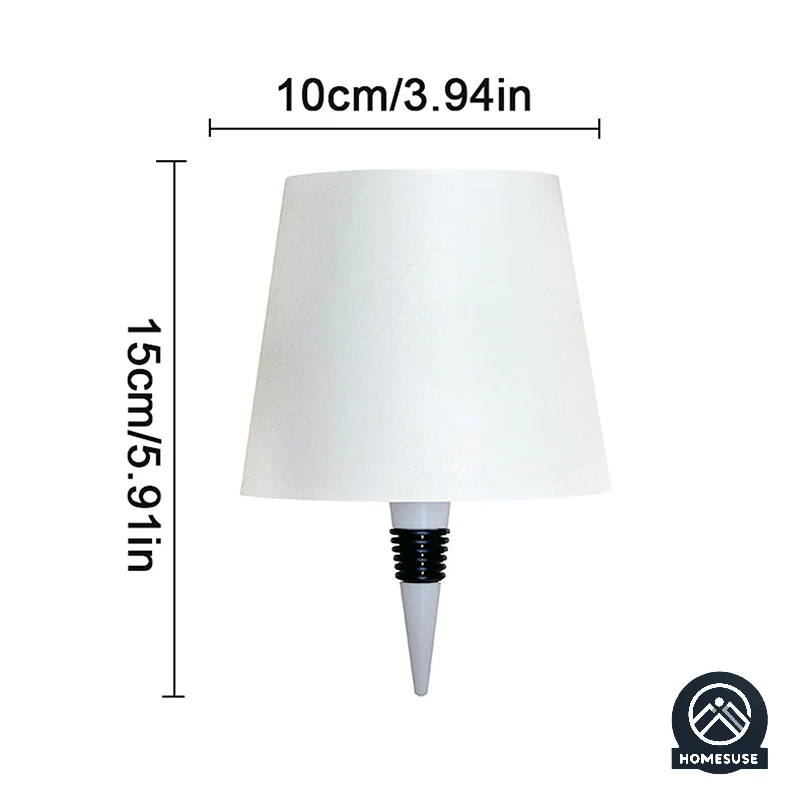 Lampada per bottiglia di vino a LED senza fili Vasi ricaricabili Lampada a fungo con attenuazione della luce a LED Lampada da tavolo con controllo touch Luce notturna decorativa