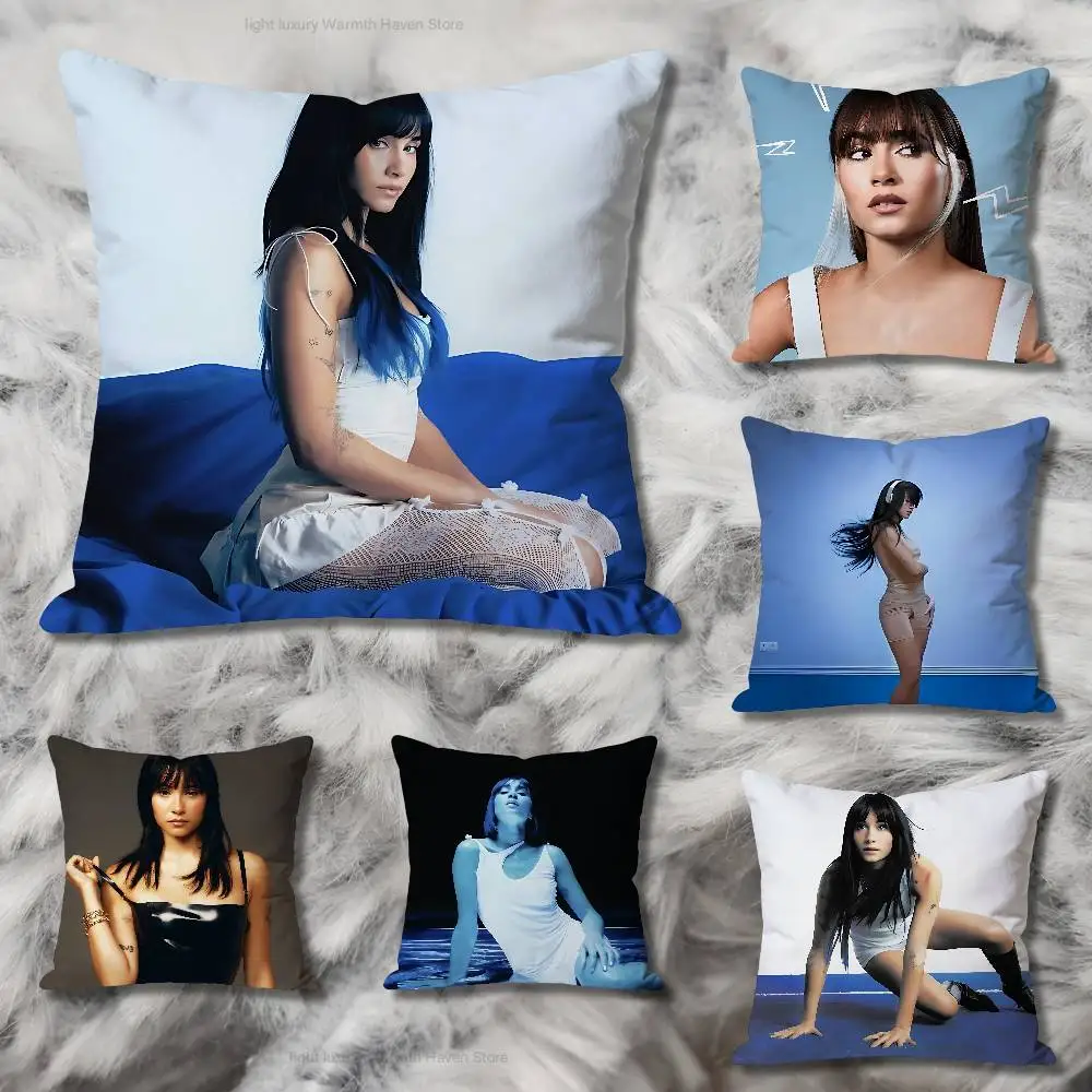 

A-Aitanas-S Cuarto azul Pillow Cases for Bedroom Living Room Sofa Home Decor Polyester Cushion Cover with Zipper