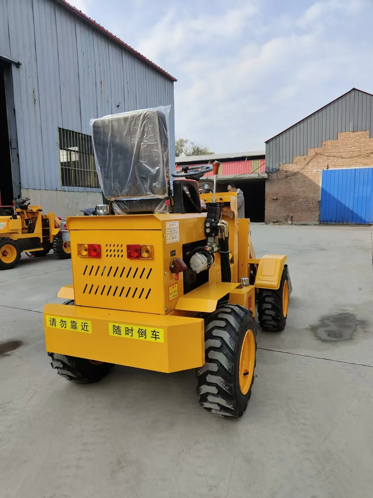 New mini loader new  with 1m3 bucket Wheel Loader 1.5 Ton Mini Wheel Loader For Sale