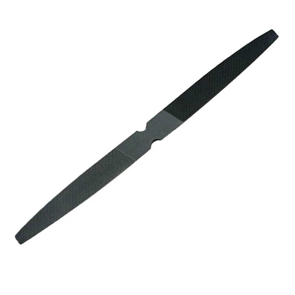 Perfectly Crafted 200mm Double Ended Half Round Wax File Jewelry Tool  Coarse and Medium Cuts  Black Steel Material