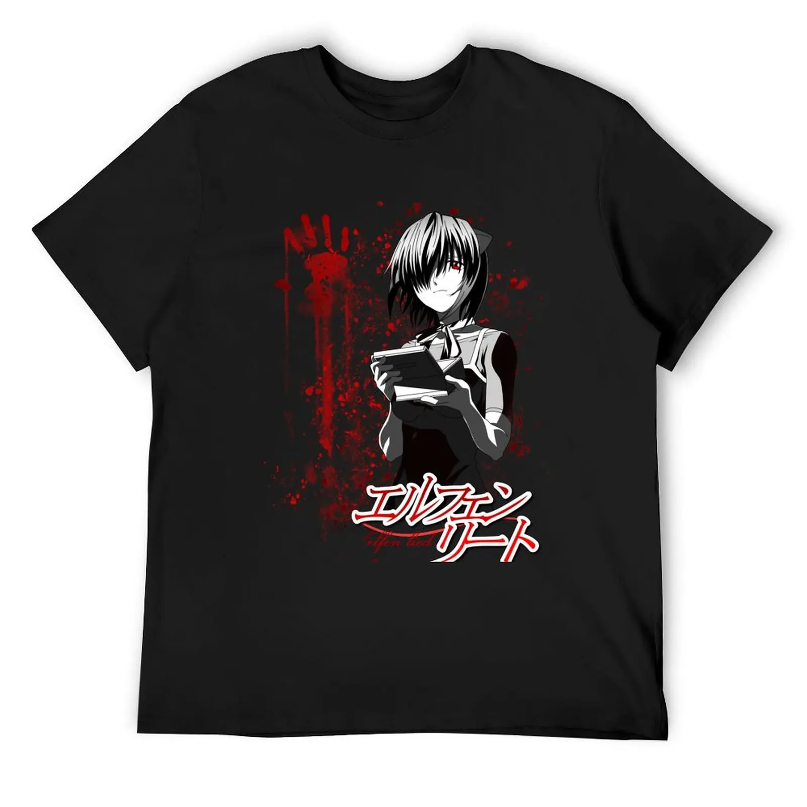 

Elfen Lied T-Shirt oversized t shirt anime figures oversize t-shirts man Luxury man outfits for men