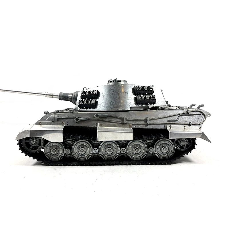 1/16 Maßstab Mato Metall Deutsch König Tiger BB RTR RC Tank 2,4 Spuren Räder GHz 4ch Rotation RC Modell TH16969-SMT2