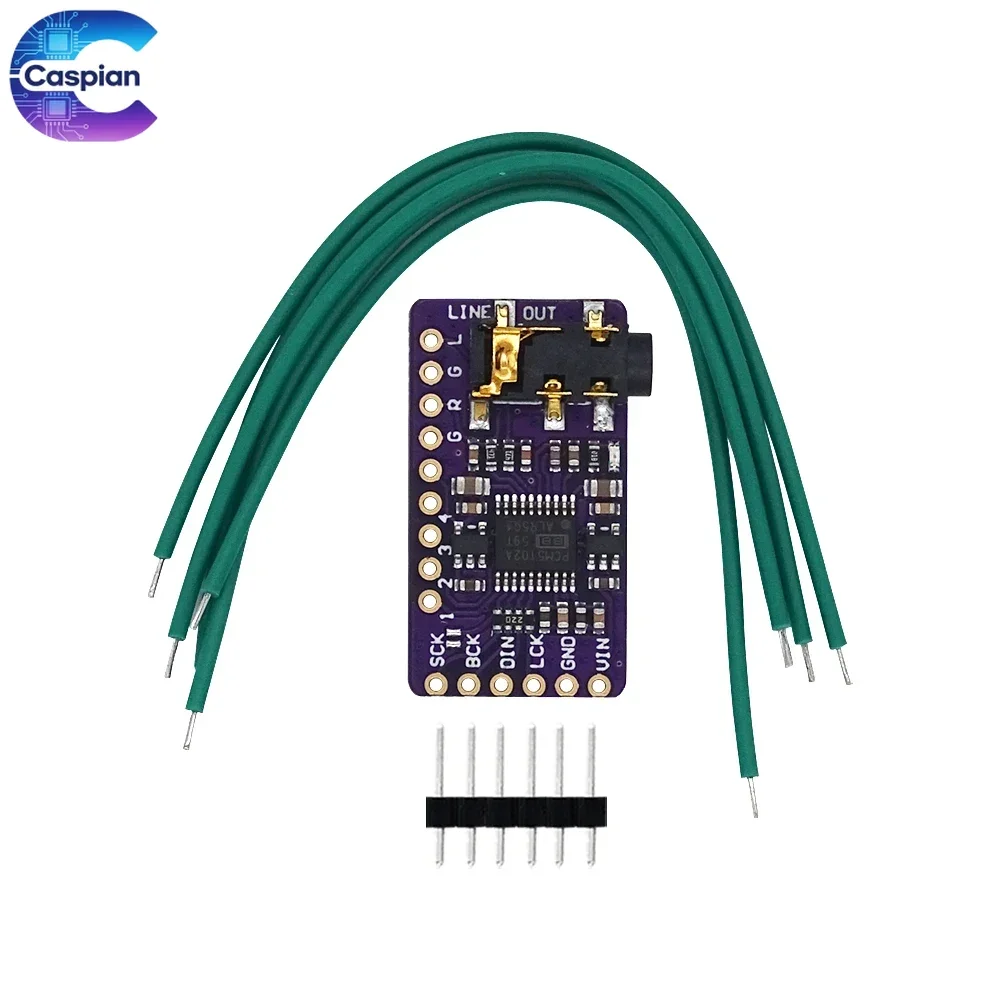 30Pcs GY-PCM5102 PCM5102A I2S DAC Decoder Module Digital Audio Player Board for Raspberry Pi pHAT