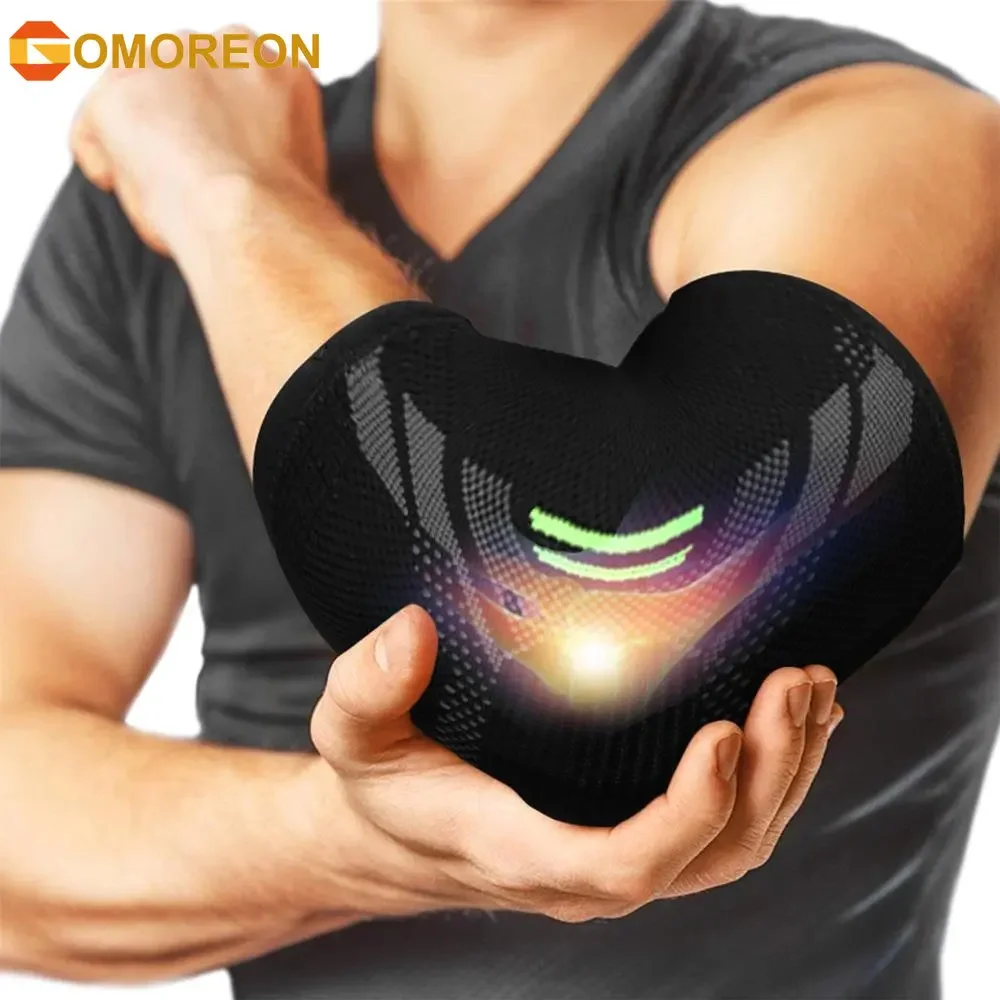 

GOMOREON 1Pcs Elbow Support Elastic Gym Sport Elbow Protective Pad Sport Basketball Volleyball Tennis Arm Sleeve Elbow Brace