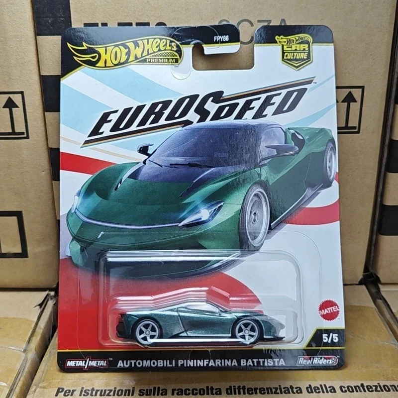 Echt Hot Wheels FPY86 Auto Model Auto Cultuur Ferrari Bugatti Aston Martin Eurospeed Set 1/64 Gegoten Model Collectible speelgoed