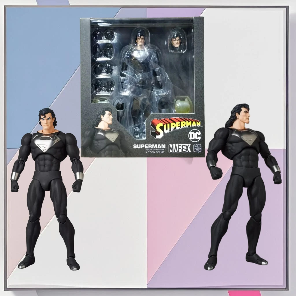 

Original Medicom Mafex 150 Toys 1/12 Scale Comic Black Version Super Boy Return To Death Full Set 6-inch Action Characters