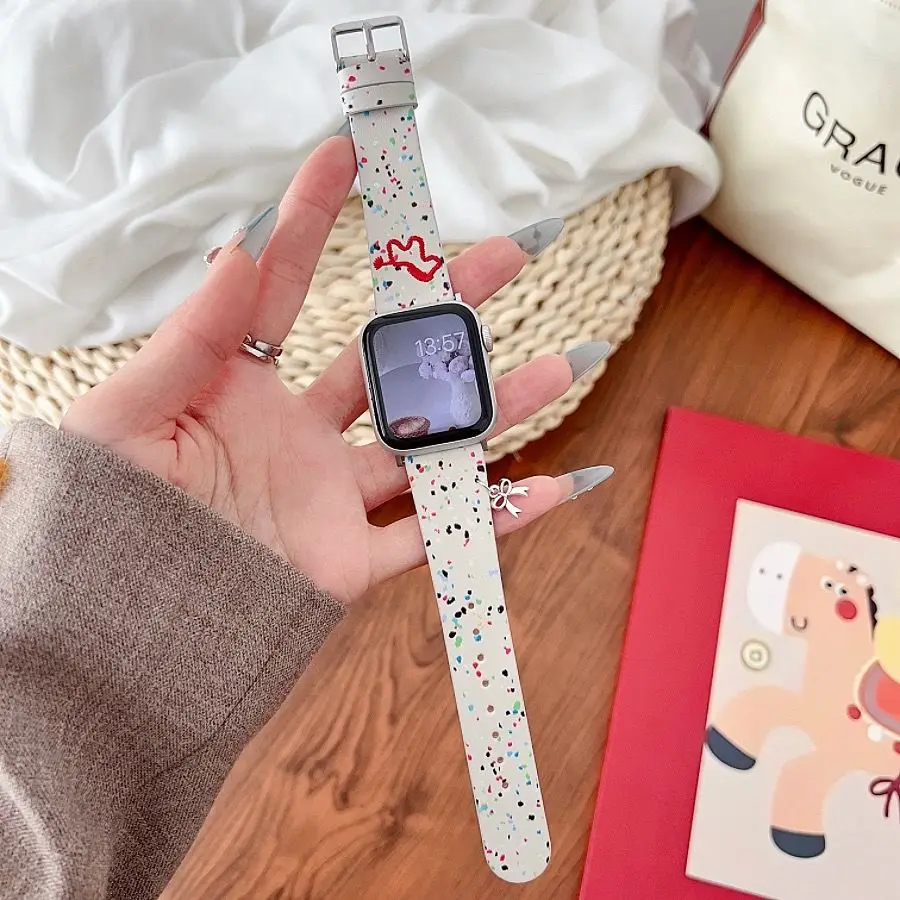 watch accessories smartwatch Bracelet Women's wristwatch belt for watch phone strap S10 S11 horse bow cute core jewelry