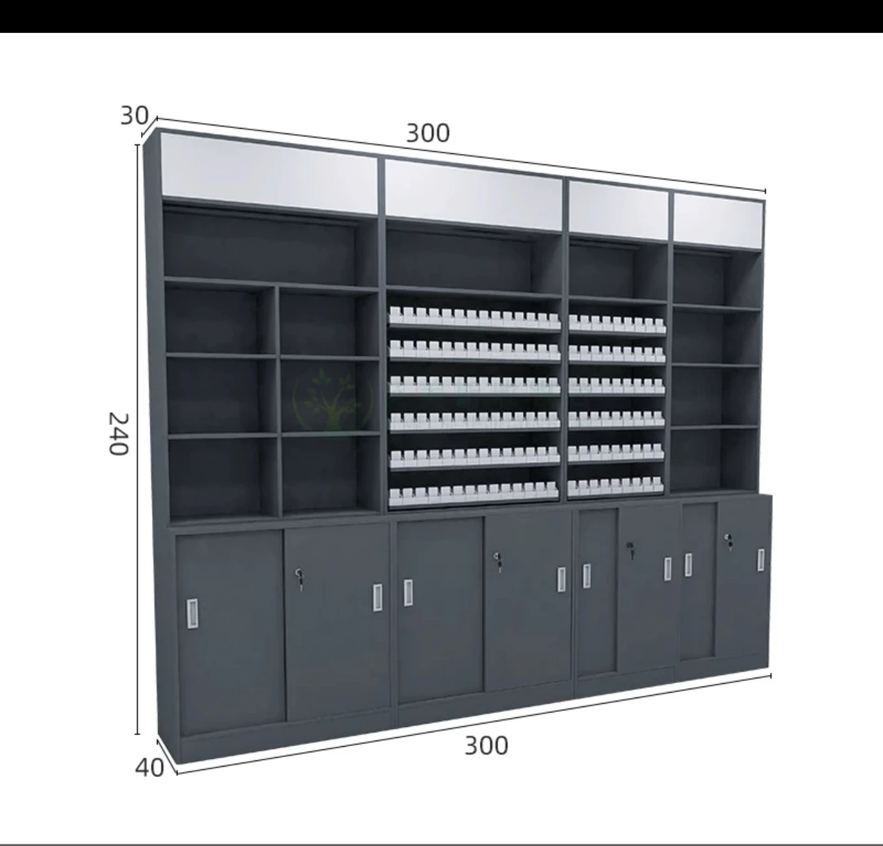 Alcohol and tobacco cabinet combination supermarket cashier alcohol cabinet.