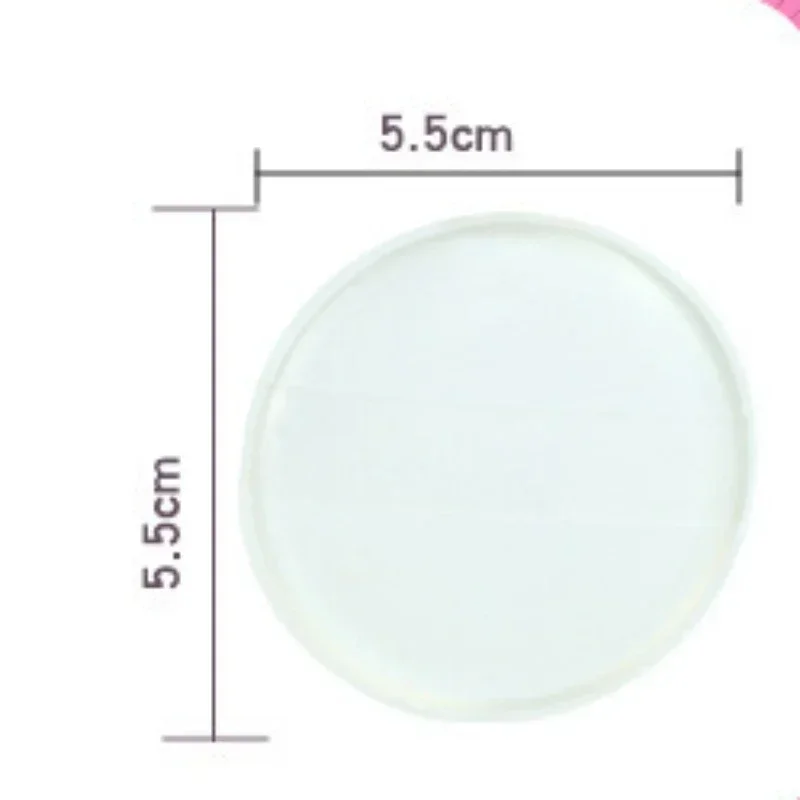 1/3pcs 5.5cm Soft Silicone Gel Powder Puff Sponge For Cosmetic Face Foundation BB Cream No Powder Eating Powder Makeup Tools