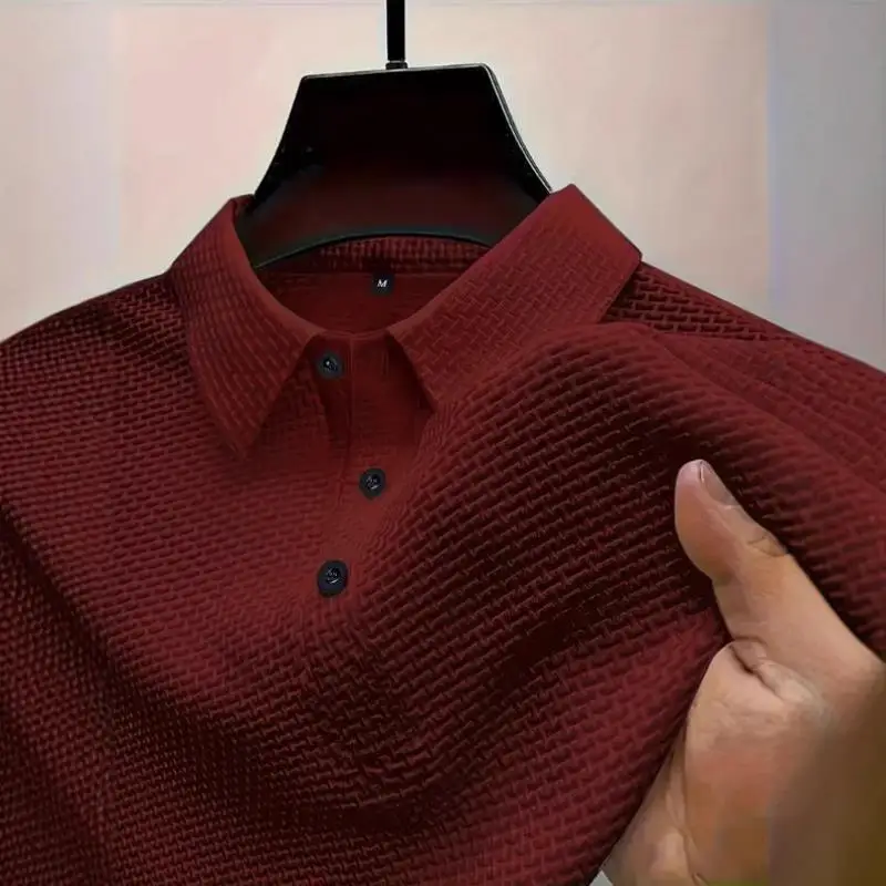 

Новая мужская спортивная футболка 2025 года для активного отдыха, летняя, повседневная, из полиэстера, удобная посадка