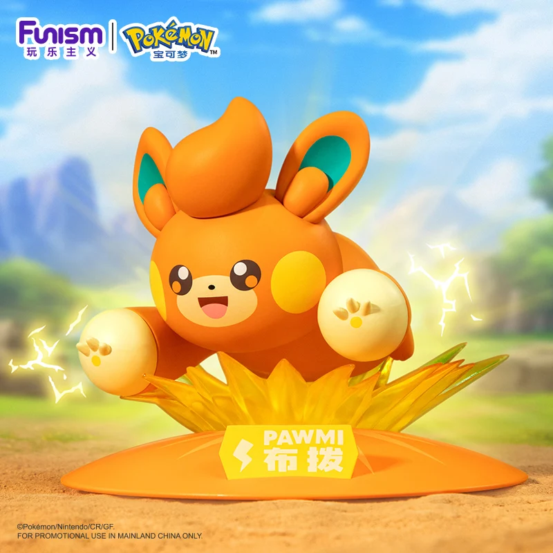 Pokemon Anime Actiefiguren Pichu Pawmi Funism Echt Origineel Verzamelmodel Decoratie Beeldjes Speelgoed Kinderverjaardagscadeau