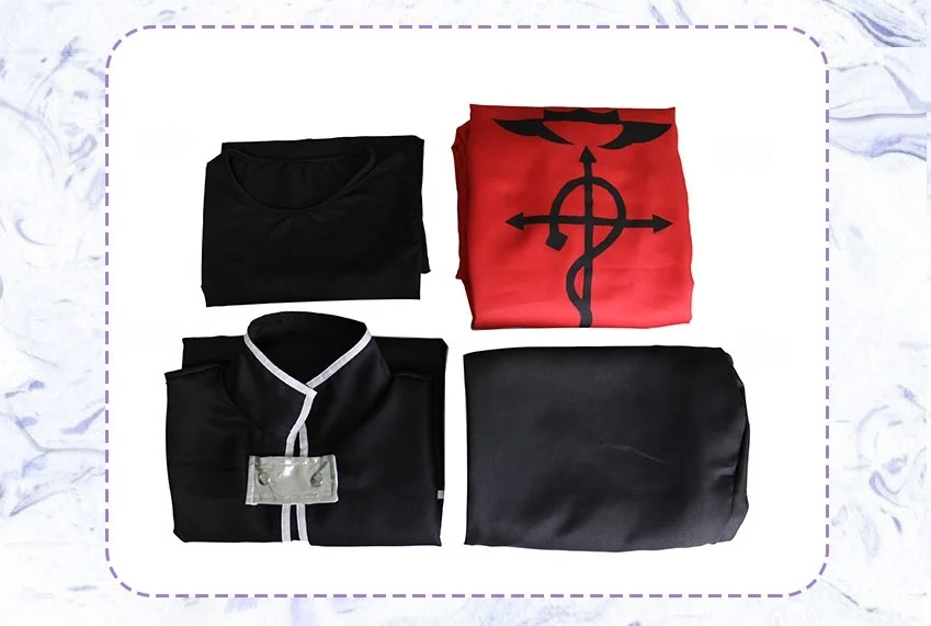 Fullmetal Alchemist: مجموعة Brotherhood Edward Elric 2025 الربيعية |   عباءة خندق الزنجفر ونسخة طبق الأصل لذراع السيارات |   أنيمي Exp