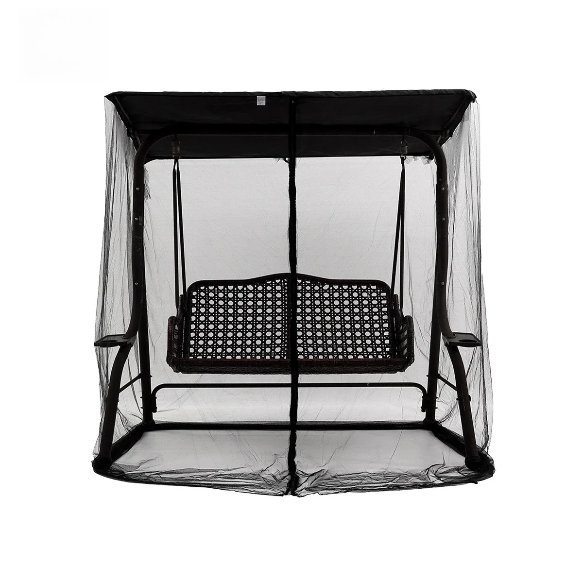 Mosquito Net Durable Outdoor Wrought Iron Hanging Chair Balcony Thousand Autumn Chair Garden Blackout Mosquito Net