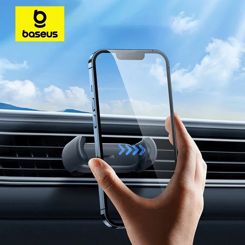 

Baseus Car Phone Holder For Universal Mobile Phone Holder Stand Car Phone Stand For Car Air Outlet Mount Car Cell Phone Support