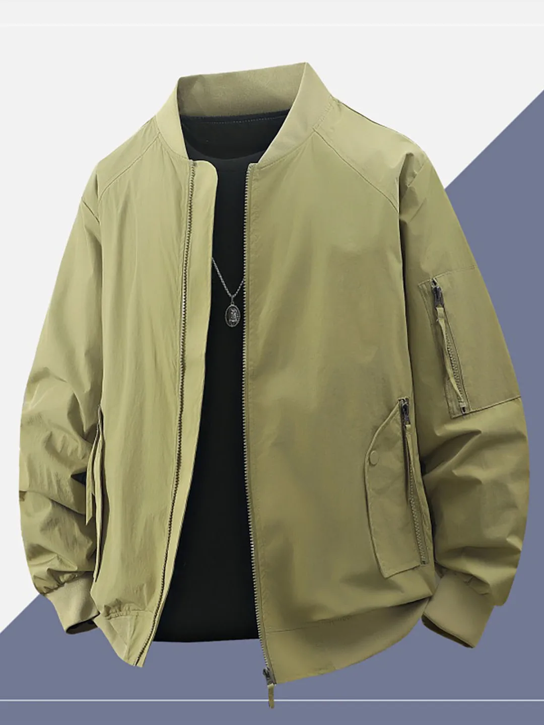 

Американский свободный крой Pilot Jaet, весенне-осеннее модное однотонное пальто с функцией игры в мяч, мужское пальто с прямым воротником