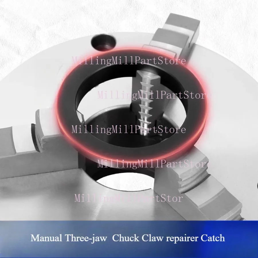 Manual Three-jaw  Chuck Claw Repairer Catch Repair Eccentric Trimmer Lathe Precision CNC Boring Claws  Device